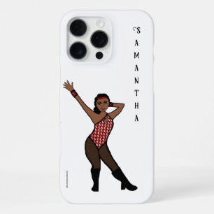 Funda Para iPhone 16 Pro Max Bailarina Personalizada Estampa Blanca # 1