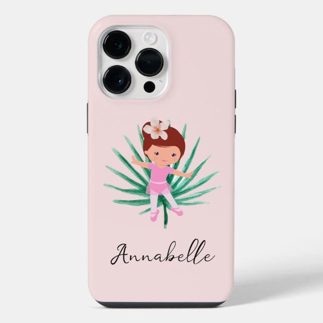 Funda Para iPhone Bailarina Vida Tropical (Reverso )