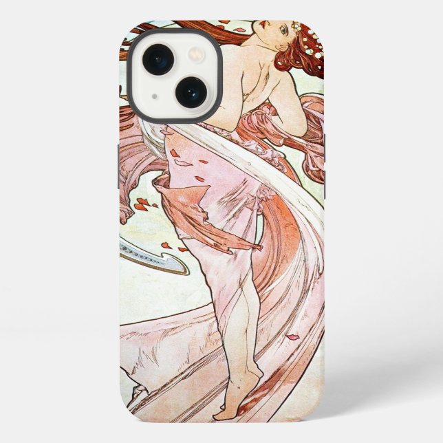 Funda Para iPhone Baile de Alphonse Mucha (Reverso )