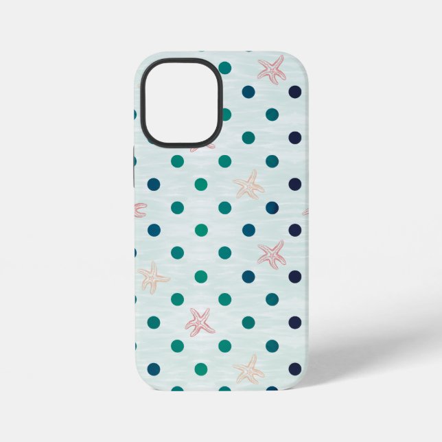 Funda Para iPhone Baile de Estrellas de Mar con Puntos (Reverso )