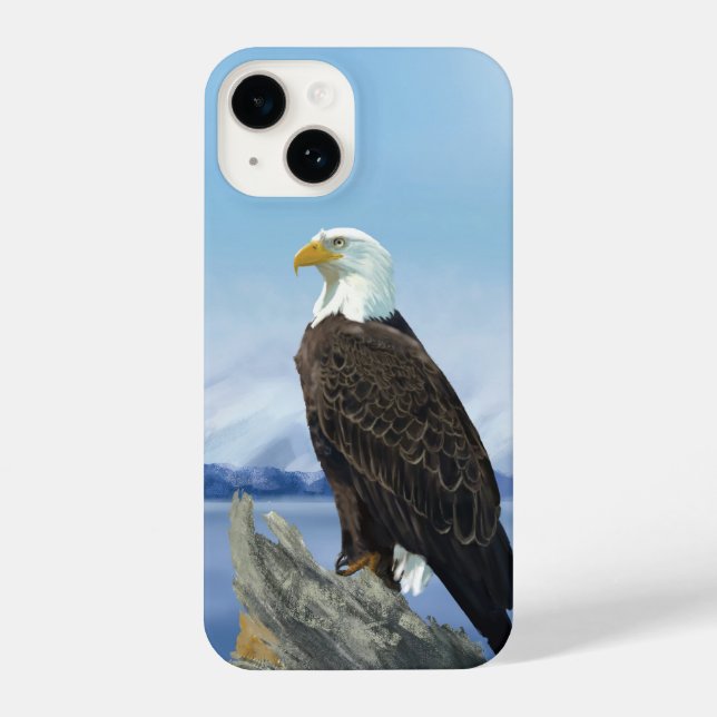 Funda Para iPhone Bald Eagle Phone Case (Reverso )