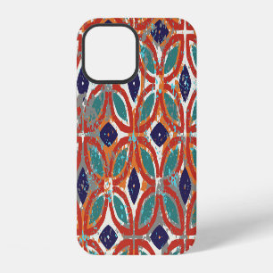 Funda Para iPhone 12 Baldosas geométricas: fondo étnico vintage.