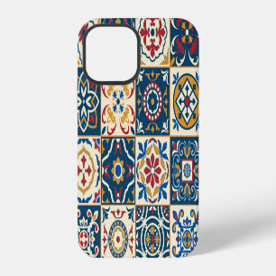 Funda Para iPhone 12 Baldosas marroquíes coloridas, patrón sin fisuras