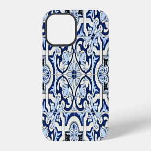 Funda Para iPhone 12 Baldosas marroquíes: Maravillosos Patrones Azules.