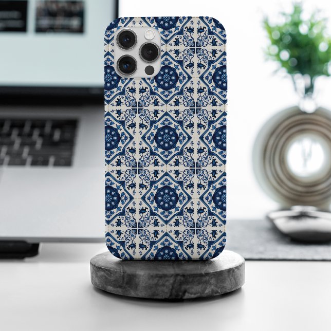 Funda Para iPhone Baldosas mediterráneas, portuguesas, azulejo, mall (Subido por el creador)