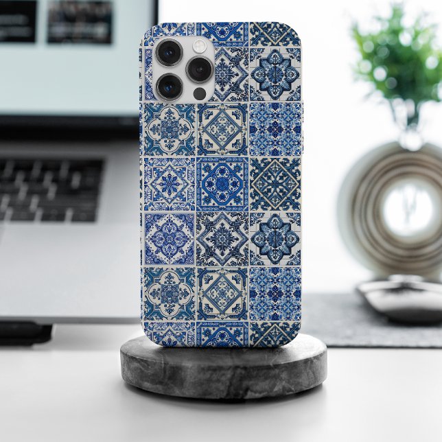 Funda Para iPhone Baldosas mediterráneas, portuguesas, azulejo, mall (Subido por el creador)