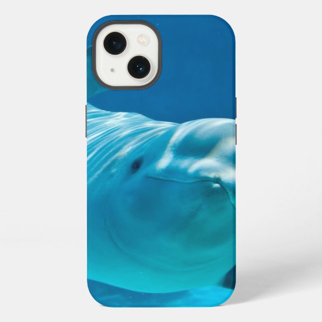 Funda Para iPhone Ballena de la beluga (Reverso )