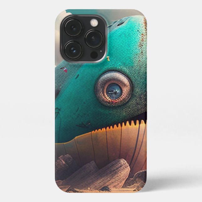 Funda Para iPhone Ballena extraña (Reverso)