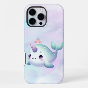 Funda Para iPhone 16 Pro Max Ballena narval linda/costera/naútica 