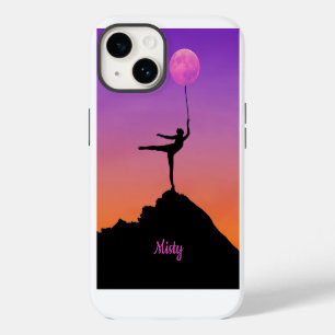 Funda Para iPhone 14 Ballet Luna Balance Nombre Personalizado
