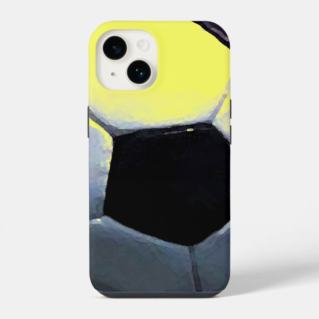 Funda Para iPhone Balón de fútbol (Reverso )