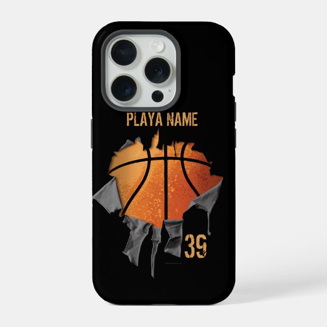 Funda Para iPhone Baloncesto Roto (Reverso )