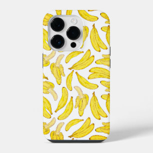 Funda Para iPhone 14 Pro Banana esquematizada con la mano de la cosecha