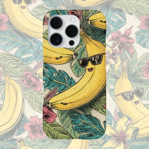 Funda Para iPhone 16 Pro Banana Groove Banana Retro de Dibujos Animados F