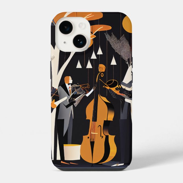 Funda Para iPhone Banda de Jazz (Reverso )