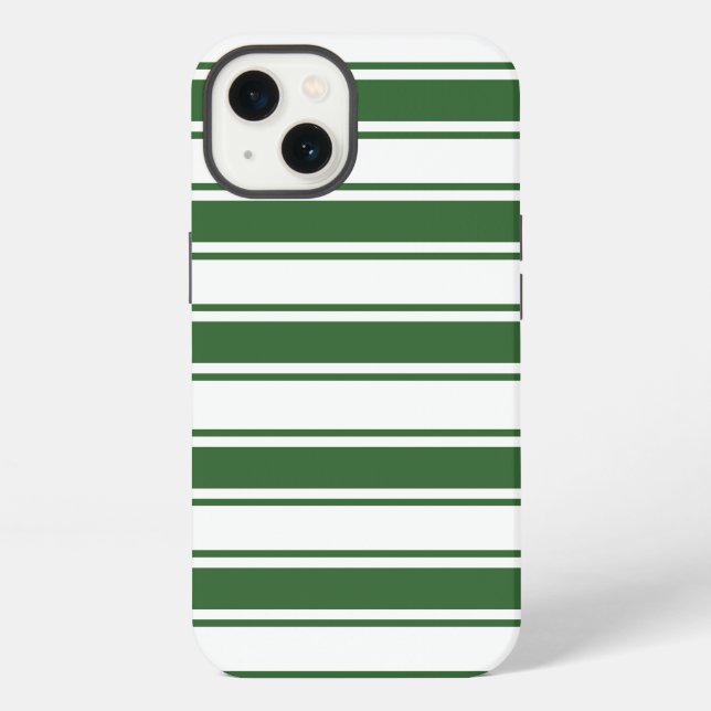 Funda Para iPhone Banda horizontal verde (Reverso )
