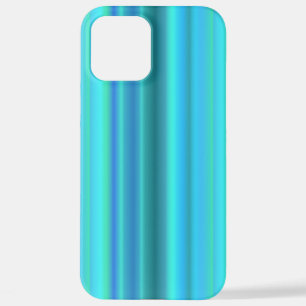 Funda Para iPhone 12 Pro Max Bandas de arco iris verde azul