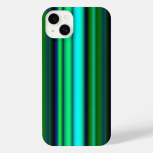 Funda Para iPhone 14 Plus Bandas de arco iris verde azul