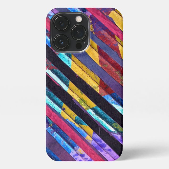 Funda Para iPhone Bandas de colores (Reverso)
