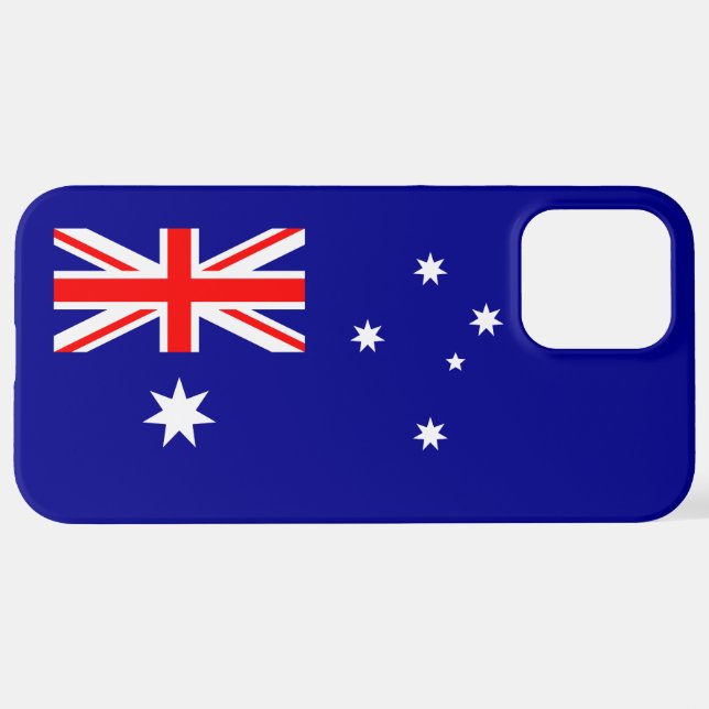 Funda Para iPhone Bandera australiana patriótica (Reverso Horizontal)