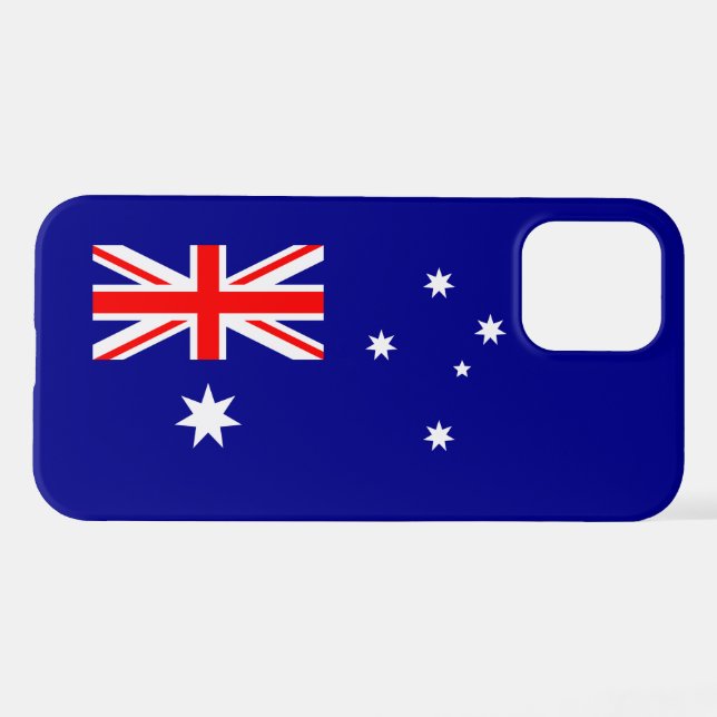 Funda Para iPhone Bandera australiana patriótica (Reverso Horizontal)