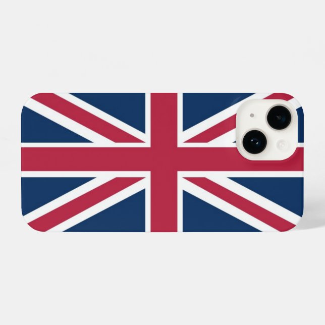 Funda Para iPhone Bandera británica (Reverso Horizontal)
