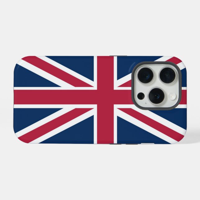 Funda Para iPhone Bandera británica (Reverso Horizontal)
