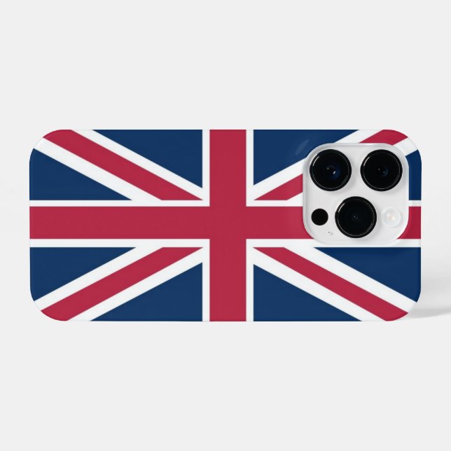 Funda Para iPhone Bandera británica (Reverso Horizontal)