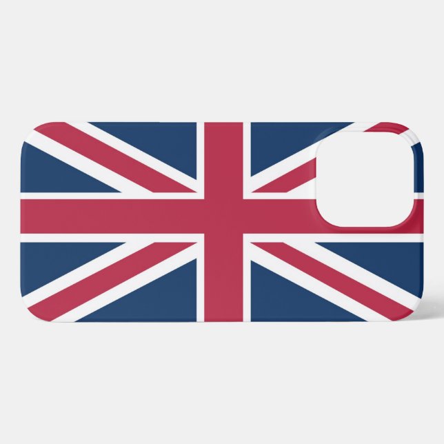 Funda Para iPhone Bandera británica (Reverso Horizontal)