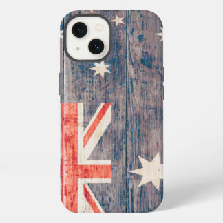 Bandera de Australia en madera