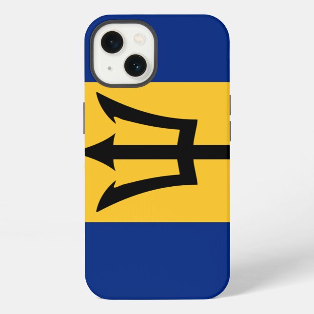 Funda Para iPhone Bandera de Barbados (Reverso )