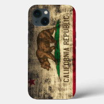 Bandera de California de Grunge de época
