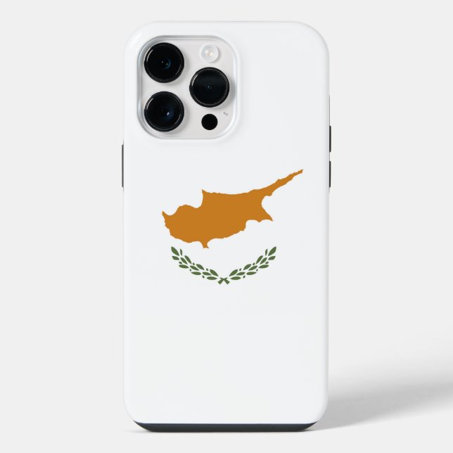 Funda Para iPhone bandera de Chipre (Reverso )