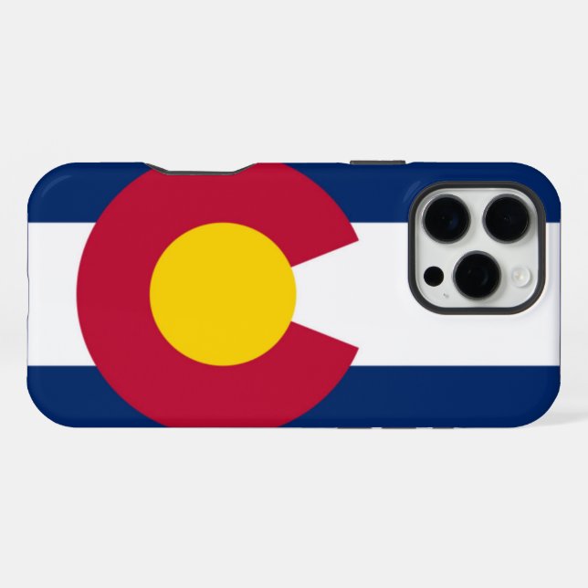 Funda Para iPhone Bandera de Colorado (Reverso Horizontal)