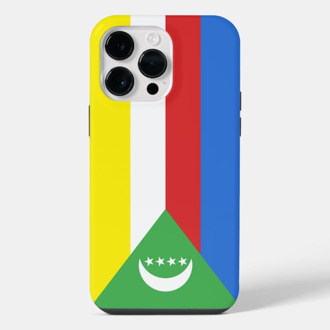 Funda Para iPhone bandera de Comoras (Reverso )