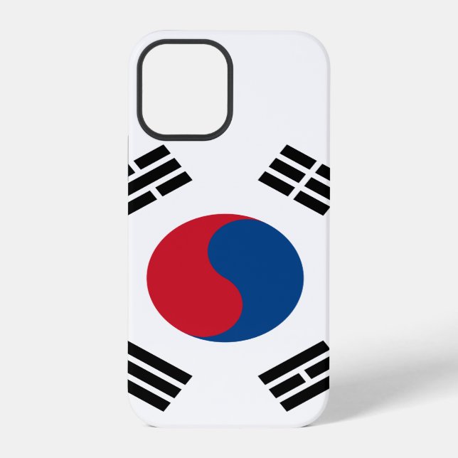 Funda Para iPhone Bandera de Corea del Sur (Reverso )