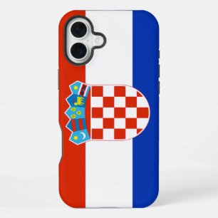 Funda Para iPhone 16 Plus Bandera de Croacia