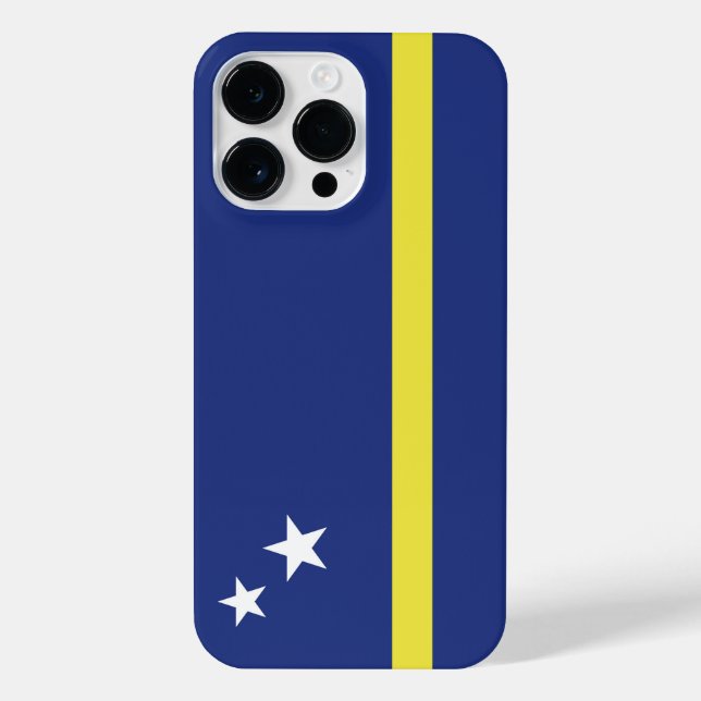 Funda Para iPhone Bandera de Curazao (Reverso)