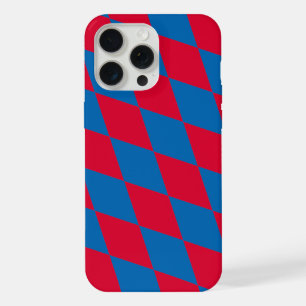 Bandera de diamante azul y rojo de Baviera