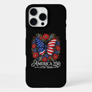 Funda Para iPhone 16 Pro Max Bandera de EE. UU. de América 250 1776 2026 Aniver