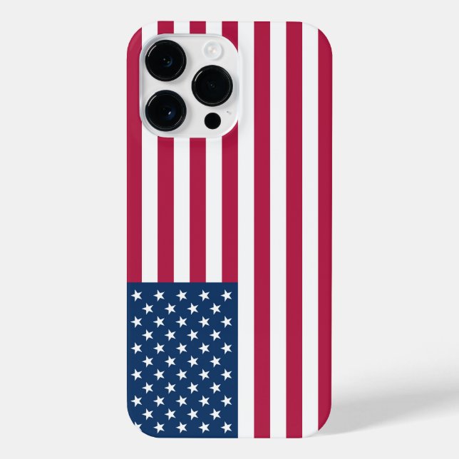 Funda Para iPhone Bandera de Estados Unidos (Reverso)