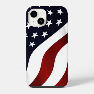 FUNDA PARA iPhone 14 BANDERA DE ESTRELLAS Y BARRAS