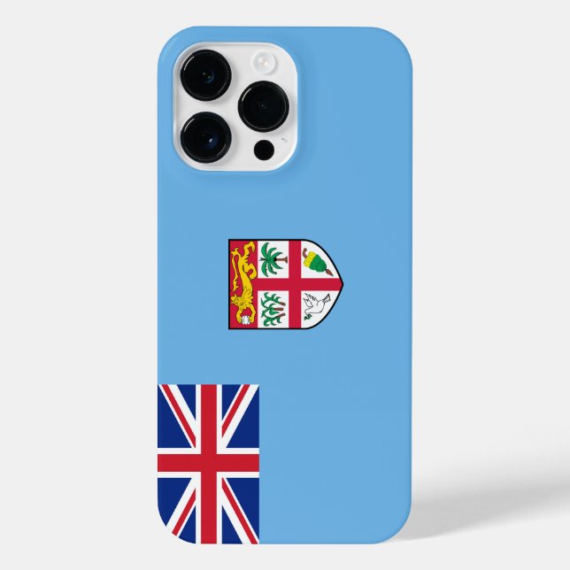 Funda Para iPhone Bandera de Fiyi (Reverso)