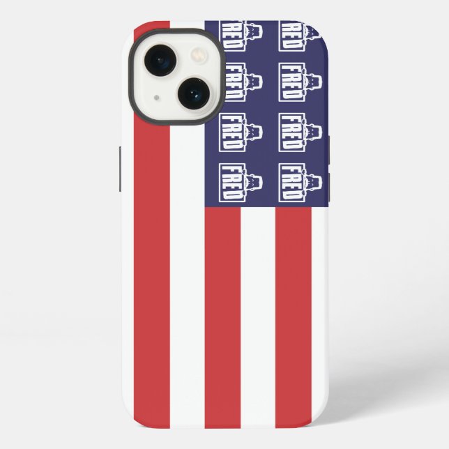 Funda Para iPhone Bandera de Fred (Reverso )