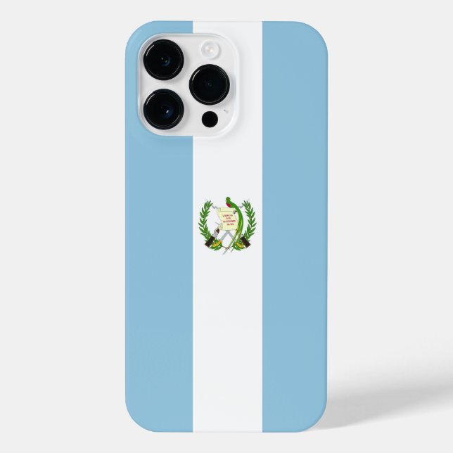 Funda Para iPhone Bandera de Guatemala (Reverso)