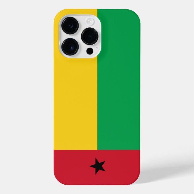 Funda Para iPhone Bandera de Guinea-Bissau (Reverso)