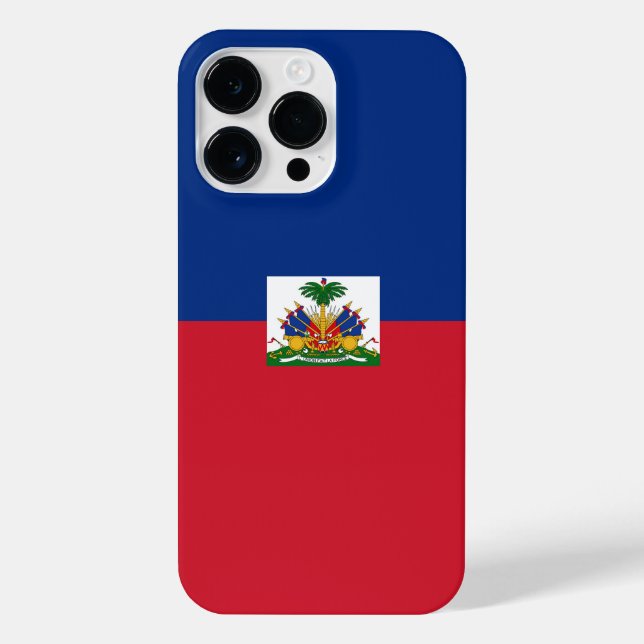 Funda Para iPhone Bandera de Haití (Reverso)