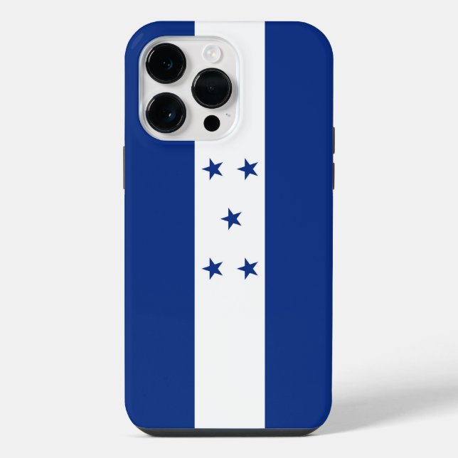 Funda Para iPhone bandera de Honduras (Reverso )
