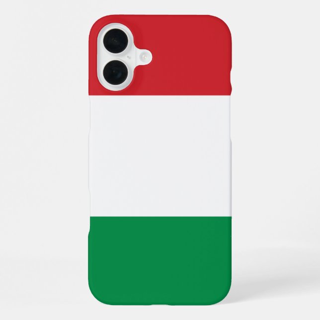 Funda Para iPhone Bandera de Hungría (Reverso )