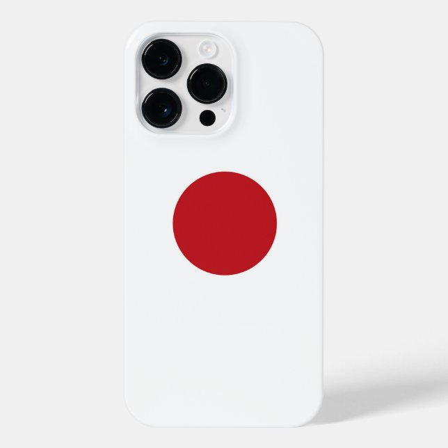 Funda Para iPhone Bandera de Japón (Reverso)